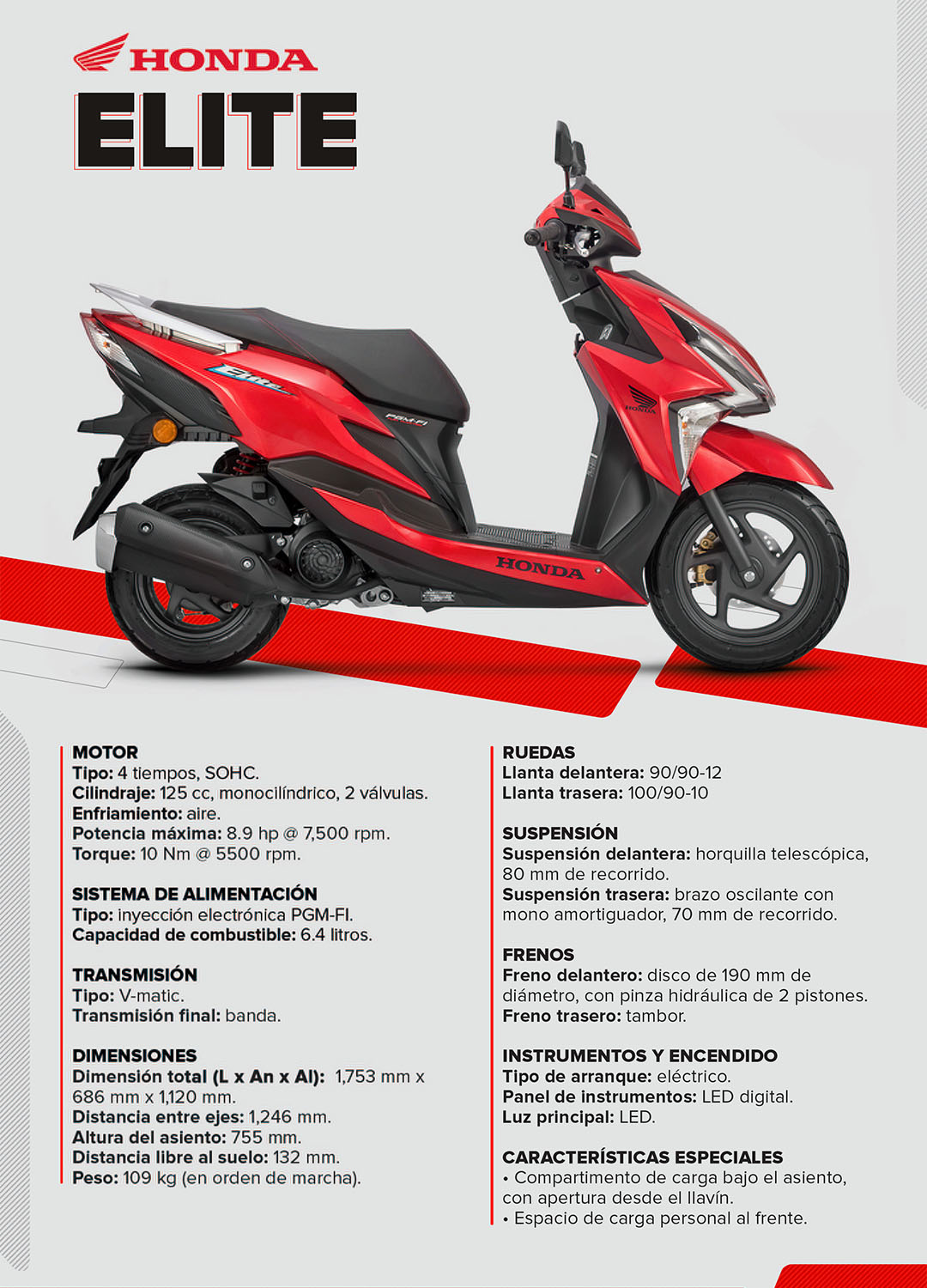 Las mejores ofertas en Motocicleta Trasero Honda & Scooter Parts &  Accessories