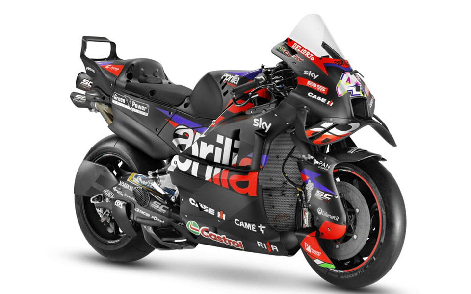Maravíllate con la Aprilia RS-GP24, la moto de carreras de MotoGP
